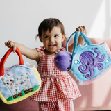 Plush Animal Set with Purse -  Octopus