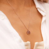 Pura Vida -  Havana Pendant Necklace - Rose Gold