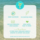 Manatee Sticker, Wildlife Sticker, Manatee in the Springs