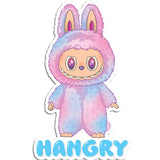 Labubu Hangry Die Cut Sticker
