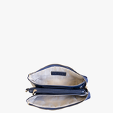 Riley Convertible Cross Body Purse, Wristlet or Clutch-  Plaid Rust/ Green