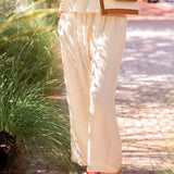Drawstring Pants-  Oatmeal