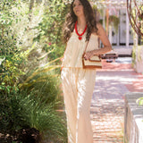 Drawstring Pants-  Oatmeal