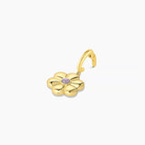 Lavender Flower Parker Charm  -  by Gorjana