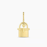 Lock & Key Statement Charm  -  by Gorjana