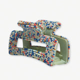 Lola -  Beaded Hair Claw Clip  - Confetti