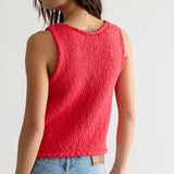 Opal Sweater Tank  By Free People - Sour Sweet Red