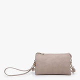 Riley Convertible Cross Body Purse, Wristlet or Clutch - Dark Pink