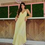Hazel Maxi Dress - Butter Yellow