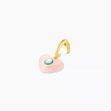 Parker Charm  - Rose Quartz Heart by Gorjana