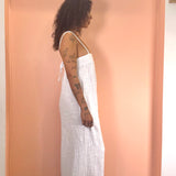 Square Neck Cami Wide Leg Jumpsuit by Bobi - White