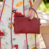 Riley Convertible Cross Body Purse, Wristlet or Clutch - Jam