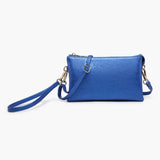 Riley Convertible Cross Body Purse, Wristlet or Clutch - Blue Agate