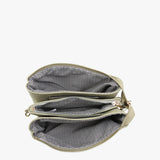 Riley Convertible Cross Body Purse, Wristlet or Clutch -  Micro Straw Natural