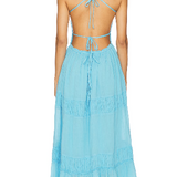 Taking Sides Maxi Dress - Free People - Splash