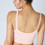 Ribbed V Neck Bra Top by NikiBiki - Pale Lemon