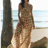FP One Ciella Printed Maxi Dress by Free People - Dusty pink