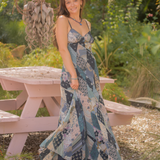 Tis The Season Maxi Dress by Free People - Storm Combo