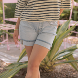 Easy Rider Loose Short in Dew Drop