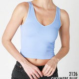 Wide Ribbed Tube Top by NikiBiki - Cashmere Blue