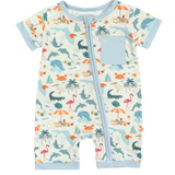 Bamboo Shortie Romper Pajama - Explore Florida - Emerson