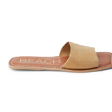 Gold Frost Suede Slide Sandals - Bali - By Matisse