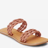 Amalia Twisted Sandals - Blush Pink
