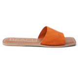 Orange Suede Slide Sandals - Bali - By Matisse