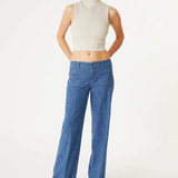 Hampton Wide Leg Denim Pant  - Stargazer by Level 99