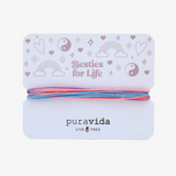 Pura Vida Bracelets - Gifting  Bracelet On Card -  Besties For Life
