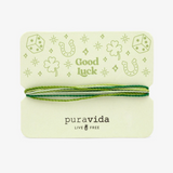 Pura Vida Bracelets - Gifting  Bracelet On Card -  Good Luck