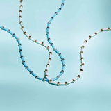 Pura Vida -  Tube Bead Choker Necklace - Silver