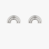 Pura Vida -  Chasing Rainbows Stud Earrings - Silver