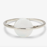 Pura Vida -  White Opal Saturn Ring