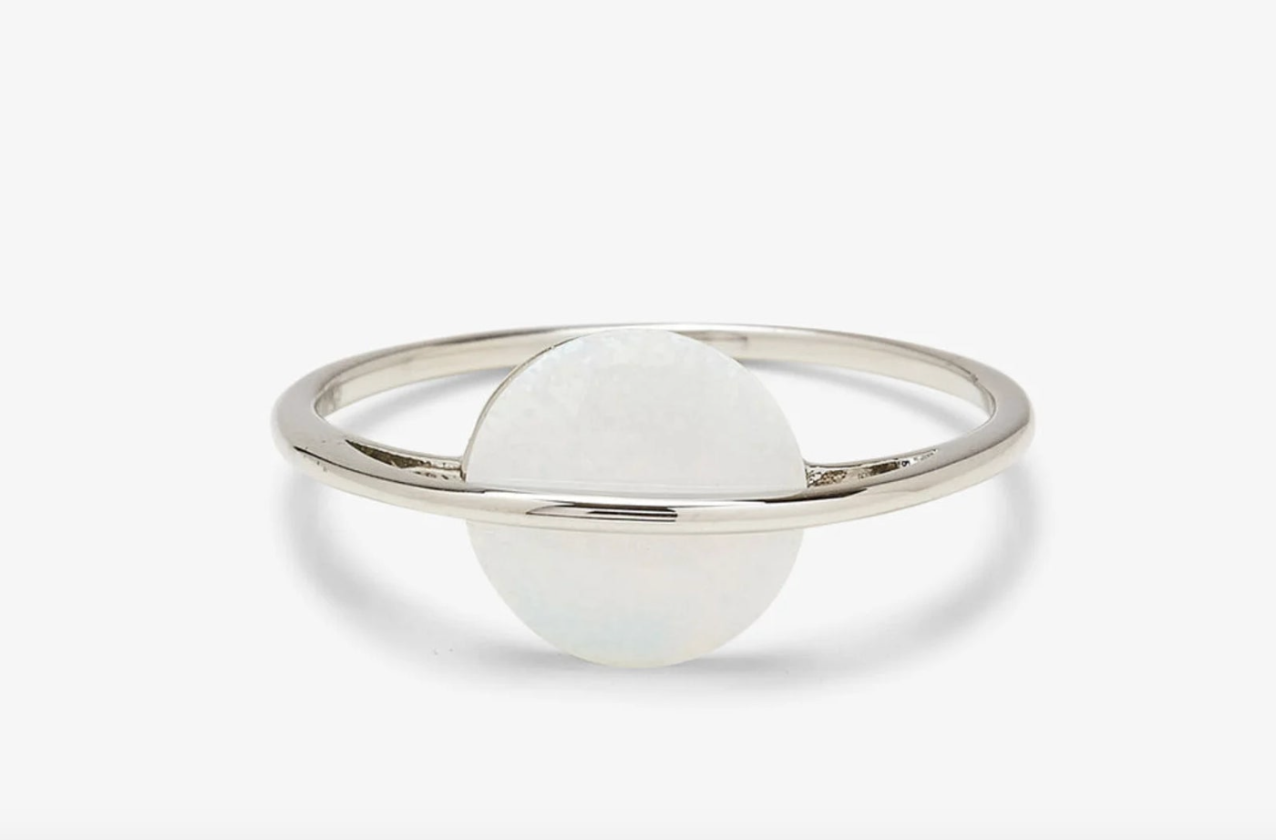 Pura Vida -  White Opal Saturn Ring