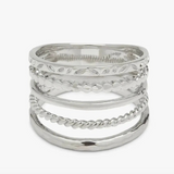 Pura Vida - 5-In-1 Ring - Silver