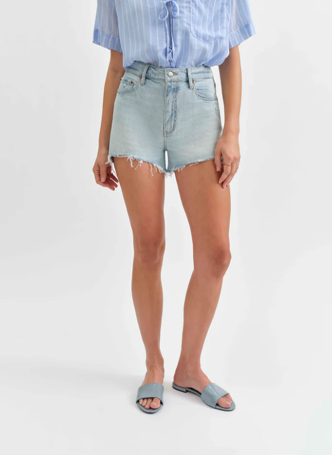 Troublemaker High Rise Jean Shorts by Daze - Gifted Vintage