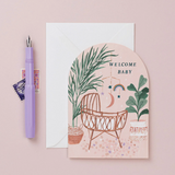 Welcome Baby Greeting Card by Sister Paper Co.