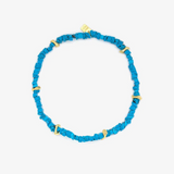 Pura Vida -  Turquoise Chip Stretch Anklet