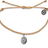 Sun Ray Silver Bracelet -  Tan - Pura Vida
