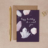 Real Gem Birthday Greeting Card by Sister Paper Co.