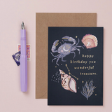 Treasure Zodiac Birthday Greeting Card by Sister Paper Co.