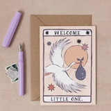 Stork New Baby Greeting Card by Sister Paper Co.