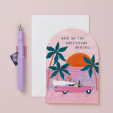 Adventures Wedding Greeting Card by Sister Paper Co.
