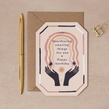 Manifesting Birthday Greeting Card by Sister Paper Co.