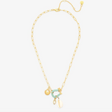 Pura Vida -  Bonne Chance Cowrie Gold Charm Necklace