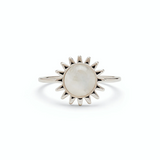 Pura Vida - Sunshine Ring -  Silver & Moonstone