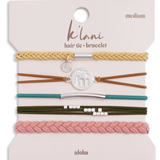 Mixed 5 Pack Hair Ties - Aloha - K'lani Hairties