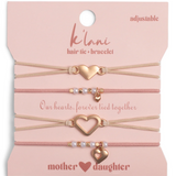 Mixed 4 Pack Hair Ties - Mother Daughter - K'lani Hairties