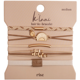 Mixed 5 Pack Hair Ties - Rise- K'lani Hairties
